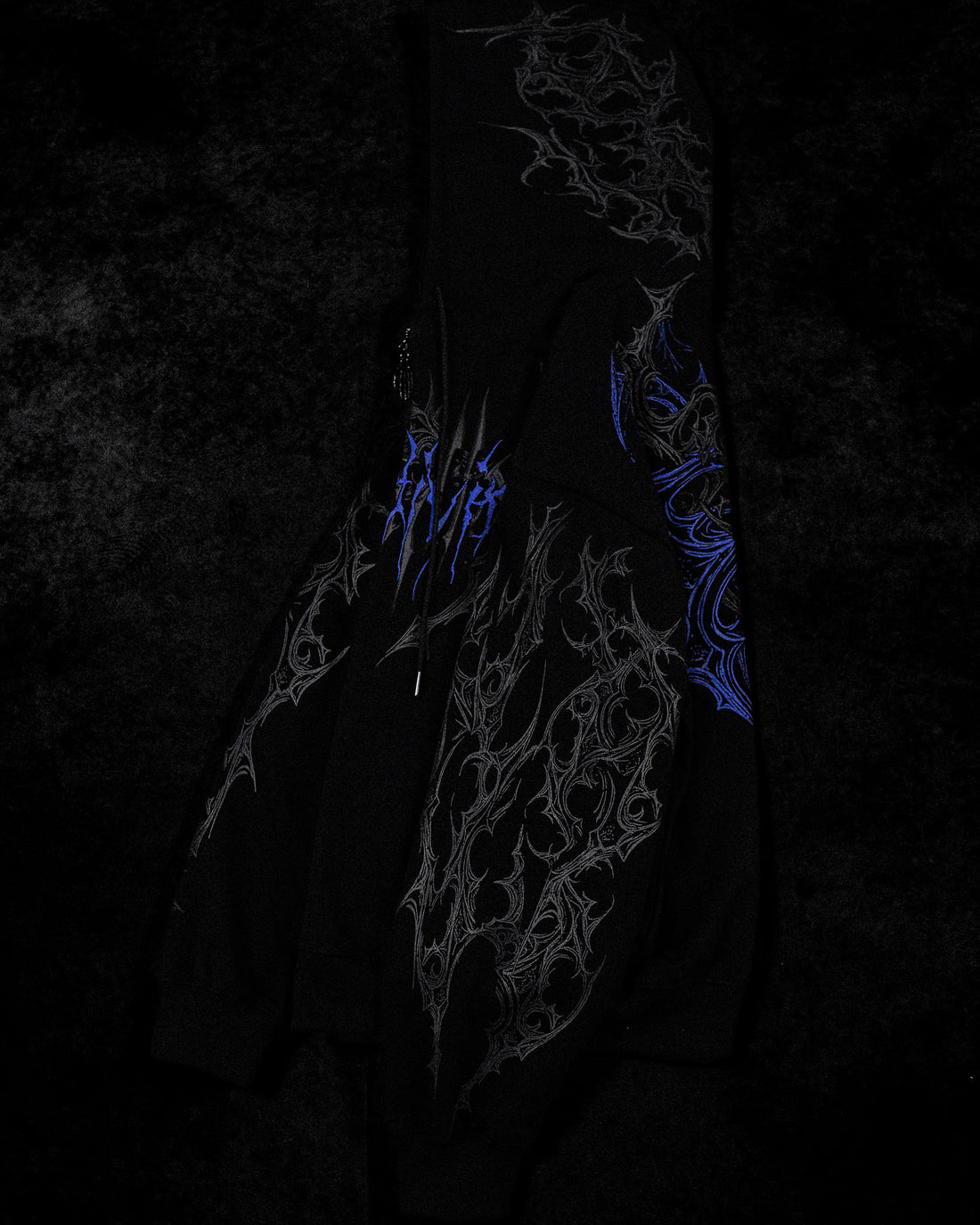Deathwing Oversized Zip-up Hoodie [DUSK]