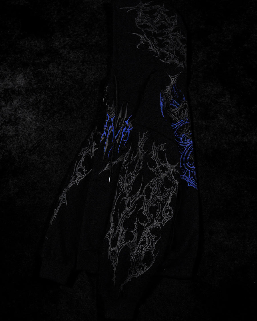 Deathwing Oversized Zip-up Hoodie [DUSK]