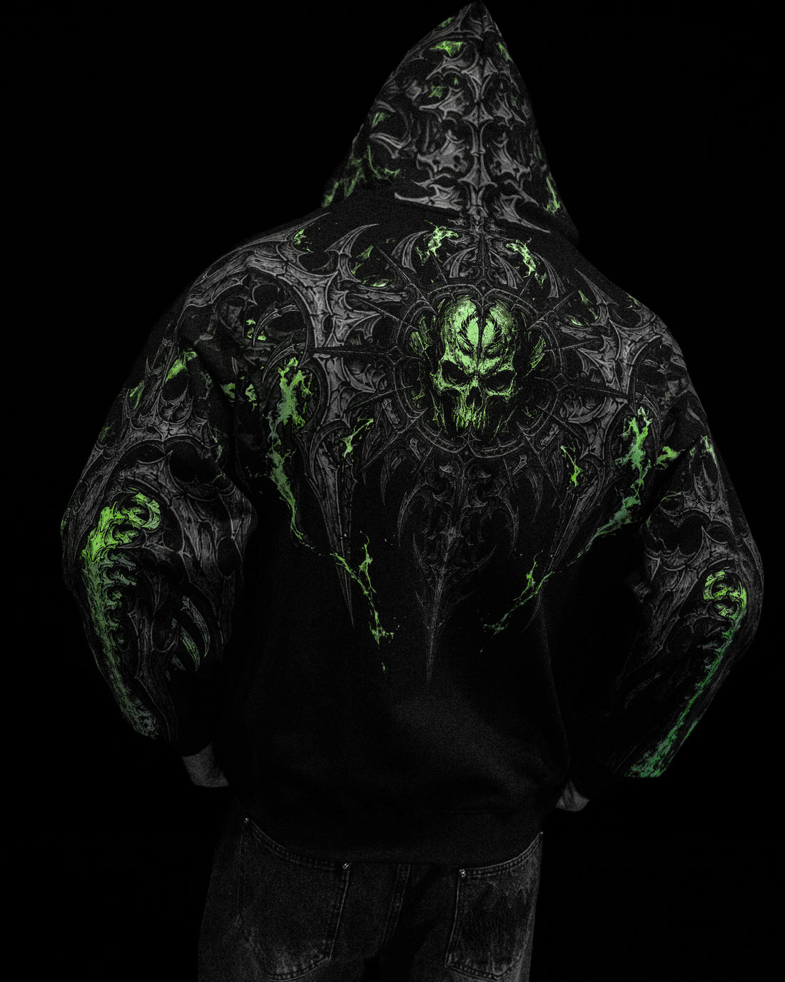 Death Slayer Oversized Zip-up Hoodie [DECAY]