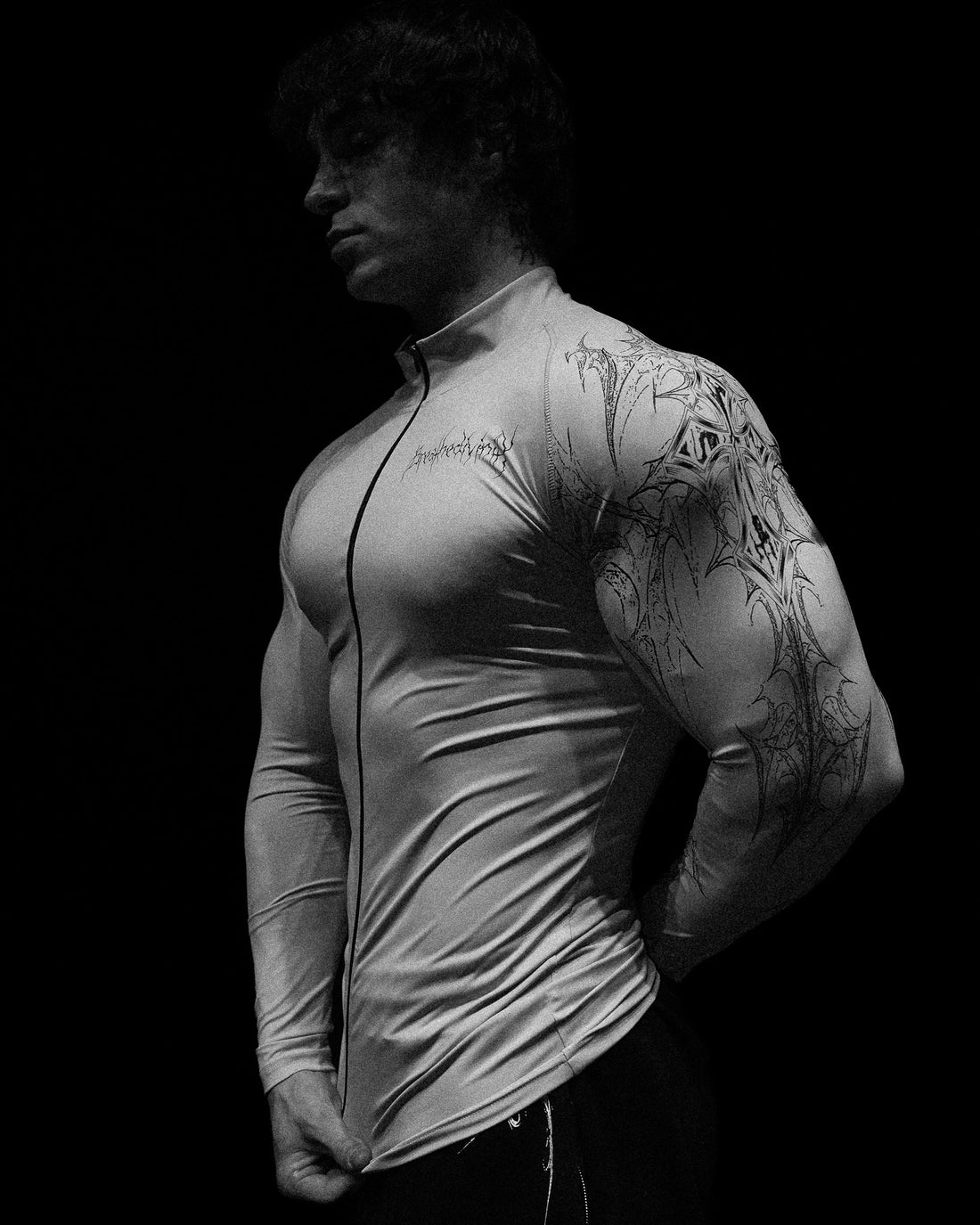 Void Tech™ Vampire Hunter Zip-up Compression [SILVER]