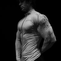 Void Tech™ Vampire Hunter Zip-up Compression [SILVER]