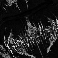 Deathwing Oversized Zip-up Hoodie [MIDNIGHT]
