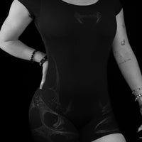 Womens Void Tech™ Revenant Open Back Bodysuit [DARKNESS]