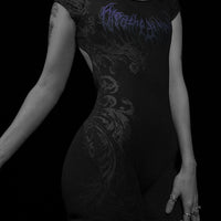 Womens Void Tech™ Boneveil Open Back Bodysuit [DUSK]