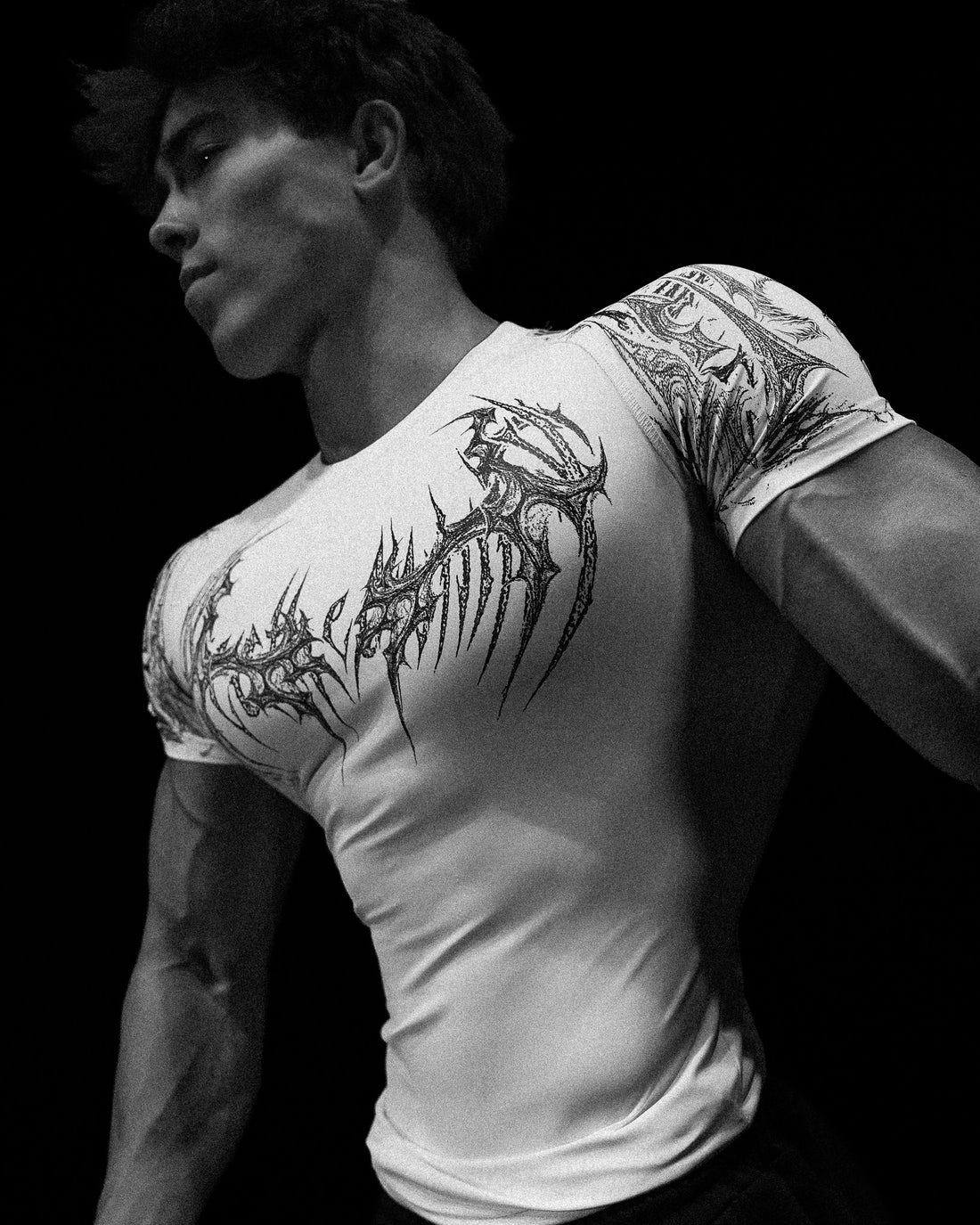 Void Tech™ Parasite Short Sleeve Compression [DIVINE WHITE]