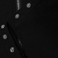 Infernal Faux Fur Lined Zip-Up [VOID BLACK]