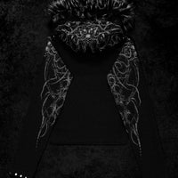 Infernal Faux Fur Lined Zip-Up [VOID BLACK]