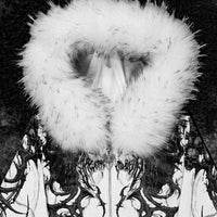 Infernal Faux Fur Lined Zip-Up [DIVINE WHITE]