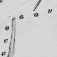 Infernal Faux Fur Lined Zip-Up [DIVINE WHITE]