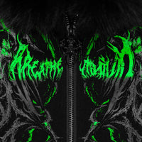 Infernal Faux Fur Lined Zip-Up [GLOW IN THE DARK]