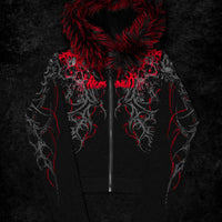 Infernal Faux Fur Lined Zip-Up [NIGHTMARE]