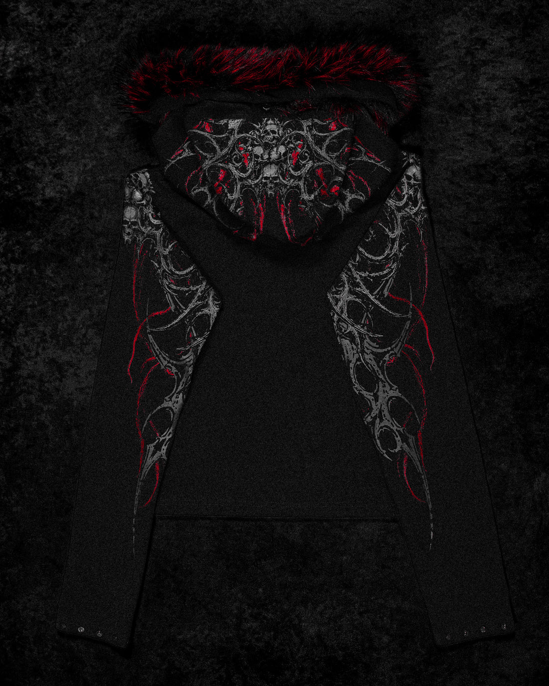 Infernal Faux Fur Lined Zip-Up [NIGHTMARE]