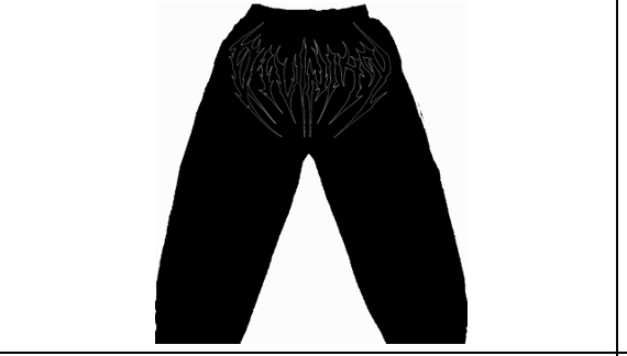 Banana Shape Uncuffed luxury sweatpants [VOID BLACK] MEN'S BF COLL 2025