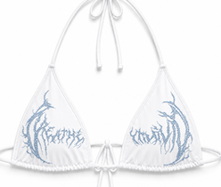 Women's Rhinestone Swimsuit Top [FROST]  [WOMENS AUGUST COLL 2026]