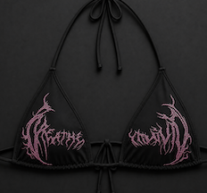 Women's Rhinestone Swimsuit Top [BLOSSOM PINK] [WOMENS AUGUST COLL 2026]