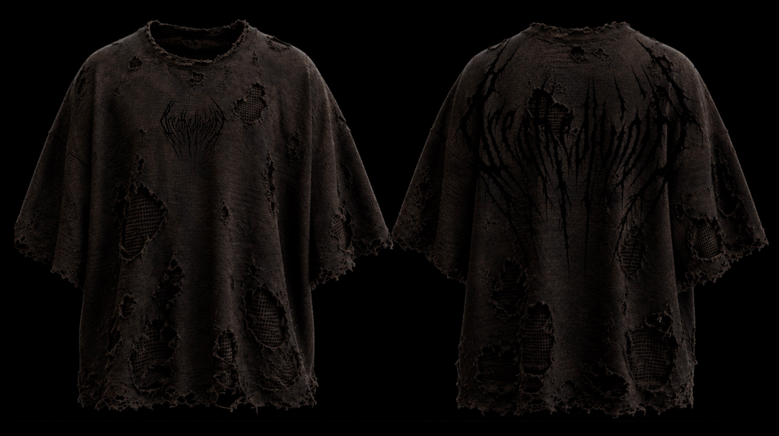 Men's Tarnished Oversized T-shirt [ROOT BEER] [MEN'S AUG COLL 2026]