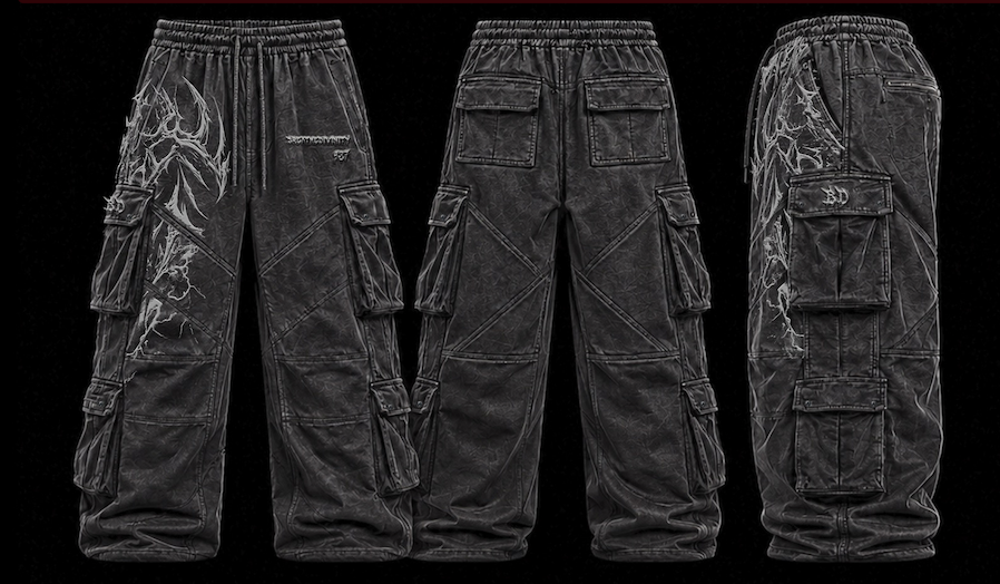 Tactical Uncuffed Cargos [GUN METAL] [MEN'S AUG COLL 2026]
