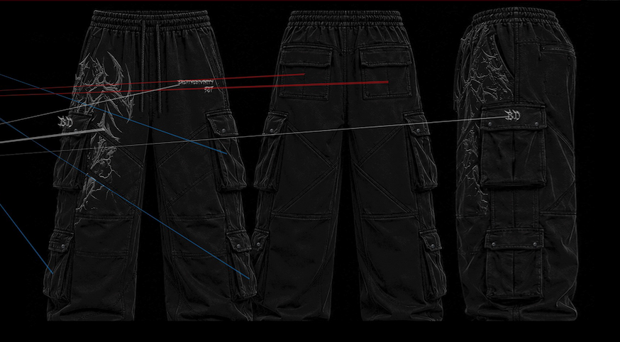 Tactical Uncuffed Cargos [VOID BLACK] [MEN'S AUG COLL 2026]