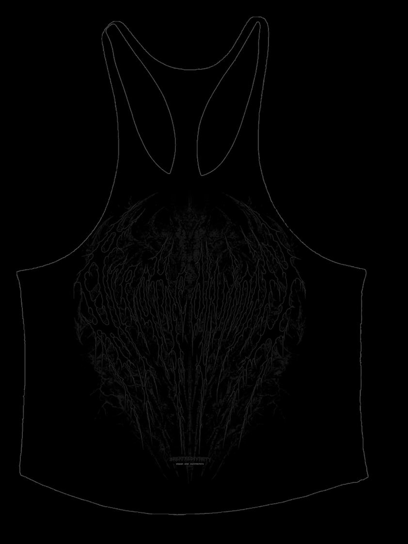 Men's Bodybuilding Stringer [DARKNESS] [MEN'S AUG COLL 2026]