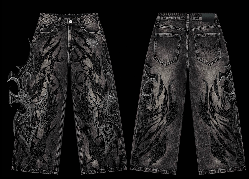 Soul Decay Oversized Denim Jeans [ANGEL WASHED] [MENS AUG COLL 2026]