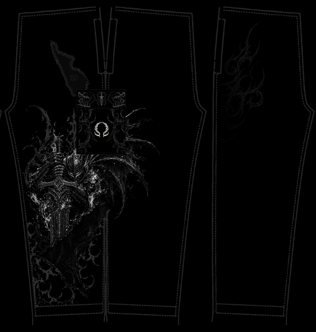 Mens Oversized Banana Cargos [VOID BLACK] [MEN'S AUG COLL 2026]