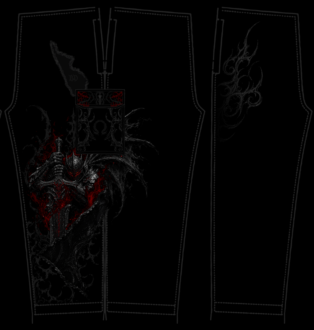 Mens Oversized Banana Cargos [NIGHTMARE] [MEN'S AUG COLL 2026]