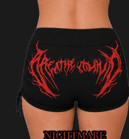 Women's Silicone Swimsuit Shorts [NIGHTMARE]  [WOMENS AUGUST COLL 2026]