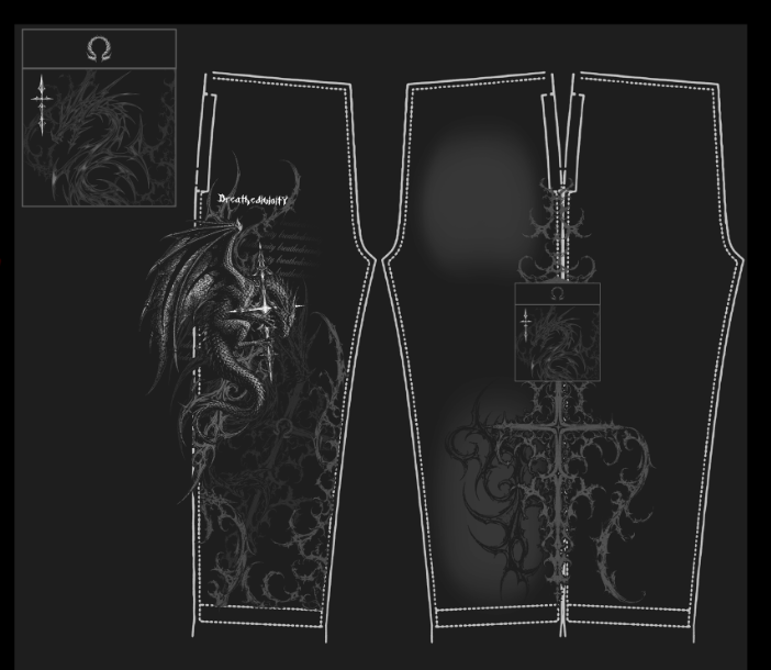 Mens Graphic Uncuffed Cargos [VINTAGE] [MEN'S SEPT COLL 2026]
