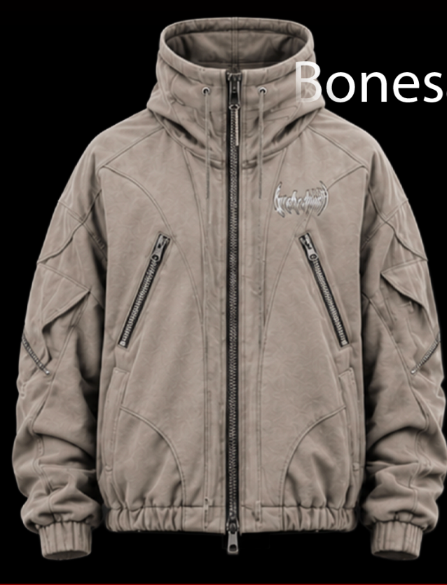 Mens Tactical Full-zip Crew neck [BONESAW] [MENS SEPT COLL 2026]