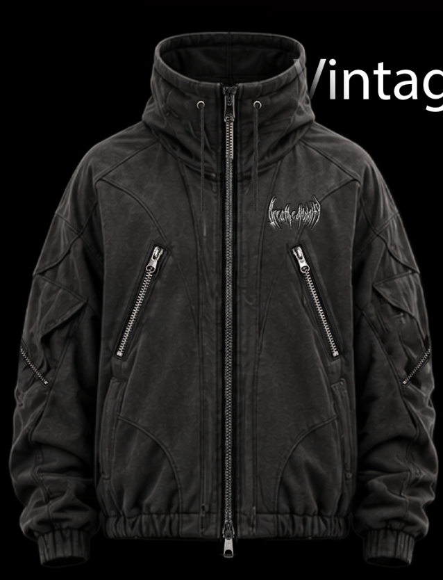 Mens Tactical Full-zip Crew neck [VINTAGE] [MENS SEPT COLL 2026]