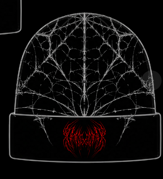Mens Spider Embroidery Cuff Beanie [NIGHTMARE] [MENS SEPT COLL 2026]