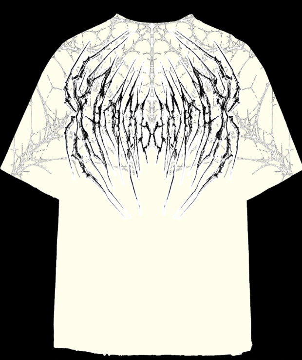 Men's Spider Oversized T-shirt [DIVINE WHITE] [MEN'S SEPT COLL 2026]
