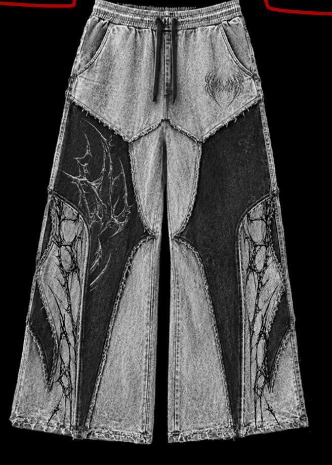Mens Embroidered Uncuffed Sweatpants [DIVINE WHITE] [MENS SEPT COLL 2026]