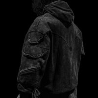 Mercenary Tactical Oversized Full-Zip Hoodie [GHOST]