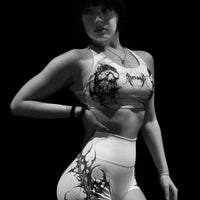Void Tech™ Death Veil Sports Bra [DIVINE WHITE]