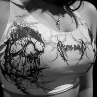 Void Tech™ Death Veil Sports Bra [DIVINE WHITE]