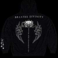 DEATH PARADE Oversized Hoodie Pitch BlACK